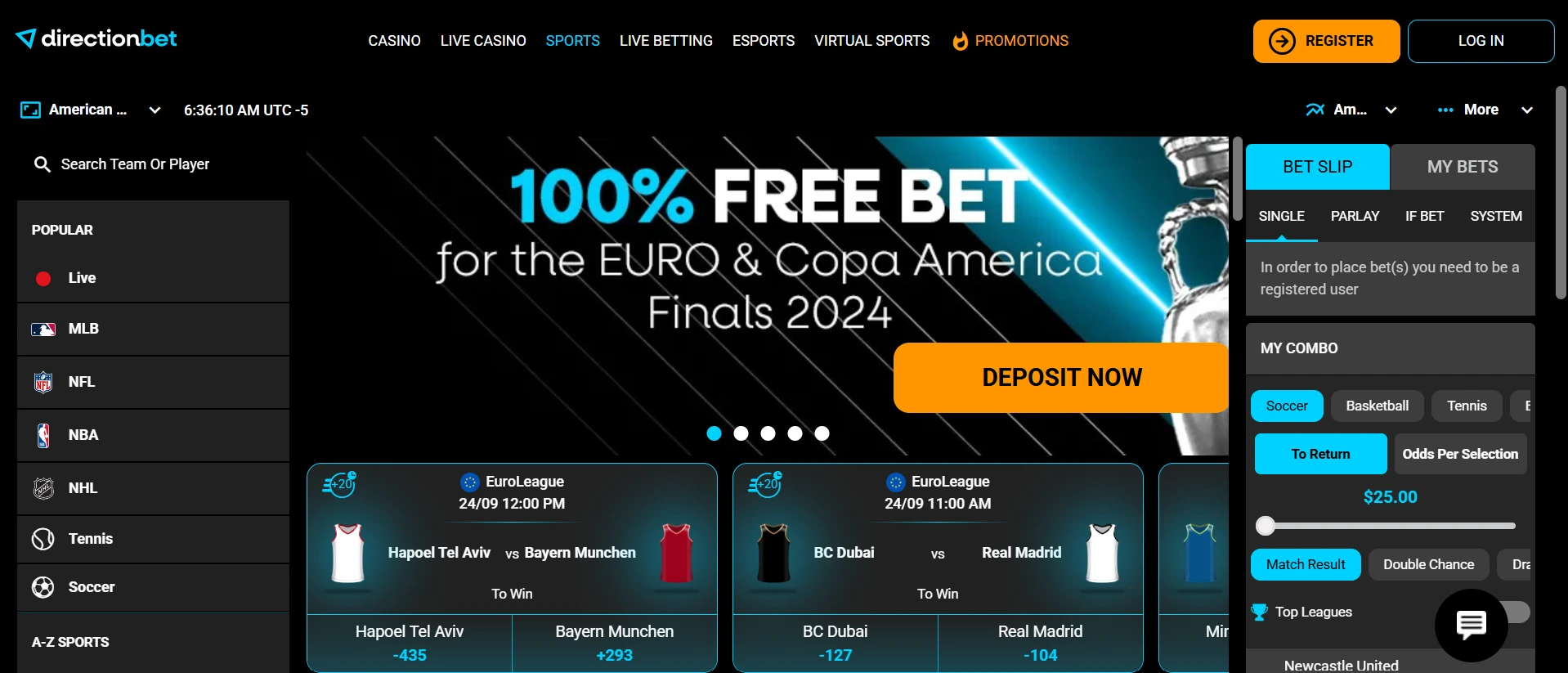 Directionbet legaal casino